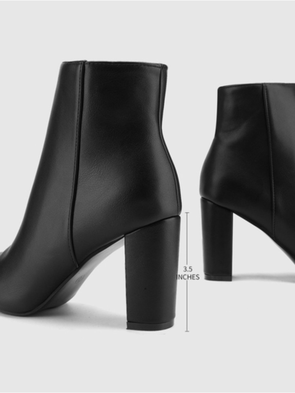 DREAM PAIRS Sianna Chunky High Heel Ankle Booties - Picture 3 of 13